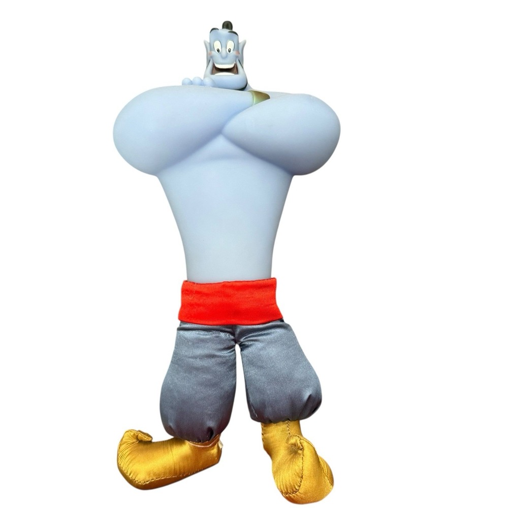 Disney Aladdin Genie Plush Figure Plastic‎ Torso Hybrid P602-6224-5 Collectible